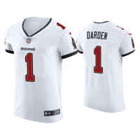 Men Tampa Bay Buccaneers #1 Jaelon Darden White Vapor Elite Jersey