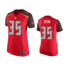 Men Tampa Bay Buccaneers #35 Jamel Dean Red NFL Draft Game Jersey