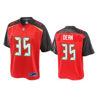 Men Tampa Bay Buccaneers #35 Jamel Dean Red Pro Line Jersey