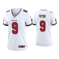 Women Tampa Bay Buccaneers #9 Joe Tryon White Game Jersey