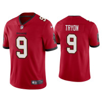 Men Tampa Bay Buccaneers #9 Joe Tryon Red 2021 NFL Draft Vapor Limited Jersey