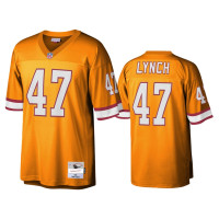 Men Tampa Bay Buccaneers #47 John Lynch Orange Legacy Replica Jersey