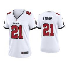 Women Tampa Bay Buccaneers #21 Ke'Shawn Vaughn White Game Jersey