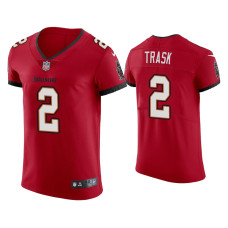 Men Tampa Bay Buccaneers #2 Kyle Trask Red Vapor Elite Jersey