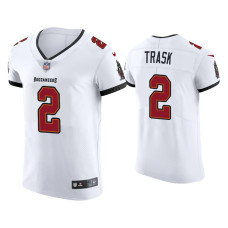 Men Tampa Bay Buccaneers #2 Kyle Trask White Vapor Elite Jersey