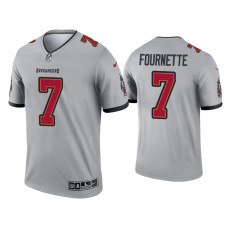 Men Tampa Bay Buccaneers #7 Leonard Fournette Gray Inverted Legend Jersey