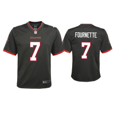 Youth Tampa Bay Buccaneers #7 Leonard Fournette Pewter Alternate Game Jersey