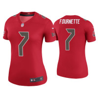 Women Tampa Bay Buccaneers #7 Color Rush Legend Leonard Fournette Red Jersey