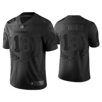 Men Tampa Bay Buccaneers #13 Mike Evans Black Vapor Limited Platinum Jersey