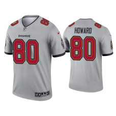 Men Tampa Bay Buccaneers #80 O.J. Howard Gray Inverted Legend Jersey