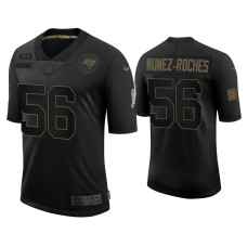 Men Tampa Bay Buccaneers #56 Rakeem Nunez-Roches Black 2020 Salute to Service Limited Jersey