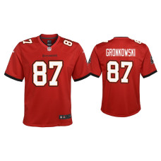 Youth Tampa Bay Buccaneers #87 Rob Gronkowski Red Game Jersey