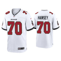 Men Tampa Bay Buccaneers #70 Robert Hainsey White Game Jersey