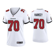 Women Tampa Bay Buccaneers #70 Robert Hainsey White Game Jersey