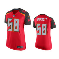 Men Tampa Bay Buccaneers #58 Shaquil Barrett Red Game Jersey