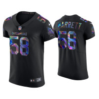 Men Tampa Bay Buccaneers #58 Shaquil Barrett Black Golden Edition Holographic Jersey