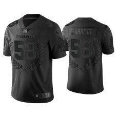 Men Tampa Bay Buccaneers #58 Shaquil Barrett Black Vapor Limited Platinum Jersey