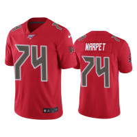 Men Tampa Bay Buccaneers #74 100th Season Ali Marpet Red Limited Jersey