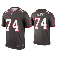 Men Tampa Bay Buccaneers #74 Ali Marpet Pewter Legend Jersey