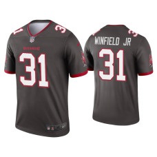 Men Tampa Bay Buccaneers #31 Antoine Winfield Jr. Pewter Legend Jersey