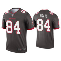 Men Tampa Bay Buccaneers #84 Cameron Brate Pewter Legend Jersey