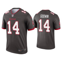 Men Tampa Bay Buccaneers #14 Chris Godwin Pewter Legend Jersey