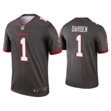 Men Tampa Bay Buccaneers #1 Jaelon Darden Pewter Legend Jersey