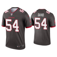 Men Tampa Bay Buccaneers #54 Lavonte David Pewter Legend Jersey