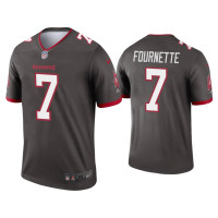 Men Tampa Bay Buccaneers #7 Leonard Fournette Pewter Legend Jersey