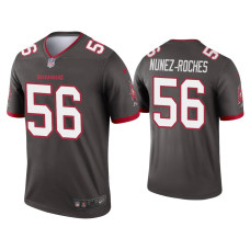 Men Tampa Bay Buccaneers #56 Rakeem Nunez-Roches Pewter Legend Jersey