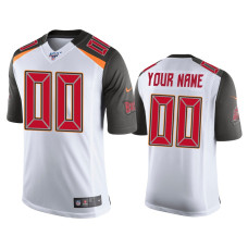 Men Tampa Bay Buccaneers #0 Custom 100th Season White Vapor Limited Jersey