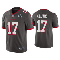 Men Tampa Bay Buccaneers #17 Doug Williams Super Bowl LV Pewter Vapor Limited Jersey