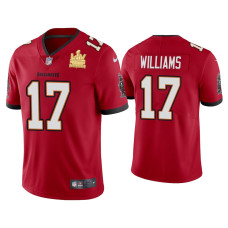 Men Tampa Bay Buccaneers #17 Doug Williams Super Bowl LV Champions Red Vapor Limited Jersey