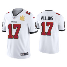 Men Tampa Bay Buccaneers #17 Doug Williams Super Bowl LV Champions White Vapor Limited Jersey