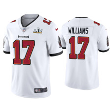 Men Tampa Bay Buccaneers #17 Doug Williams Super Bowl LV White Vapor Limited Jersey