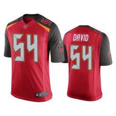 Men Tampa Bay Buccaneers #54 Lavonte David 100th Season Red Vapor Limited Jersey