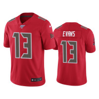 Men Tampa Bay Buccaneers #13 100th Season Mike Evans Red Limited Jersey