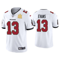 Men Tampa Bay Buccaneers #13 Mike Evans Super Bowl LV Champions White Vapor Limited Jersey