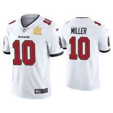 Men Tampa Bay Buccaneers #10 Scotty Miller Super Bowl LV Champions White Vapor Limited Jersey