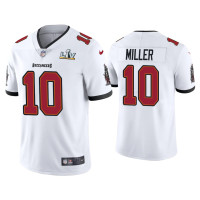 Men Tampa Bay Buccaneers #10 Scotty Miller Super Bowl LV White Vapor Limited Jersey