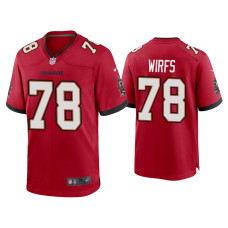 Men Tampa Bay Buccaneers #78 Tristan Wirfs Red 2020 NFL Draft Game Jersey