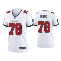 Men Tampa Bay Buccaneers #78 Tristan Wirfs White 2020 NFL Draft Game Jersey