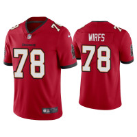 Men Tampa Bay Buccaneers #78 Tristan Wirfs Red 2020 NFL Draft Vapor Limited Jersey