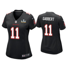 Women Tampa Bay Buccaneers #11 Blaine Gabbert Super Bowl LV Black Game Fashion Jersey