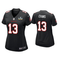 Women Tampa Bay Buccaneers #13 Mike Evans Super Bowl LV Black Game Fashion Jersey