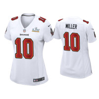 Women Tampa Bay Buccaneers #10 Scotty Miller Super Bowl LV White Game Fashion Jersey