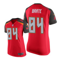 Men Tampa Bay Buccaneers #84 Red Cameron Brate Nike Game Jersey