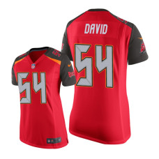 Men Tampa Bay Buccaneers #54 Red Lavonte David Nike Game Jersey