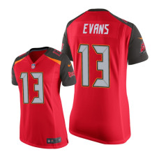 Men Tampa Bay Buccaneers #13 Red Mike Evans Nike Game Jersey