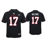 Youth Tampa Bay Buccaneers #17 Doug Williams Super Bowl LV Black Game Fashion Jersey